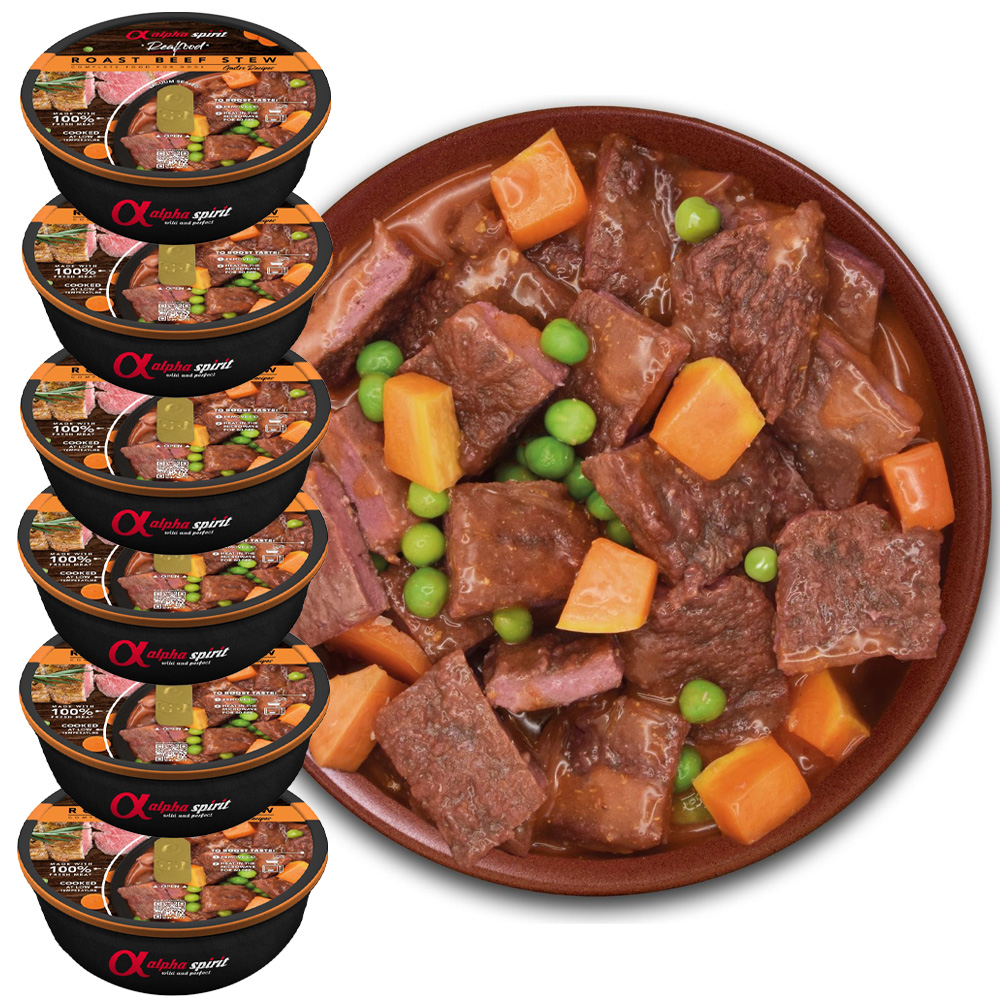Alpha Spirit Real Food Beef Karma Mokra dla Psa Wołowina 6x280g